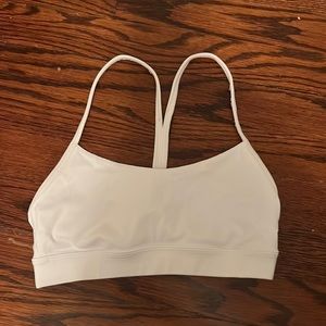 Lululemon white sports bra